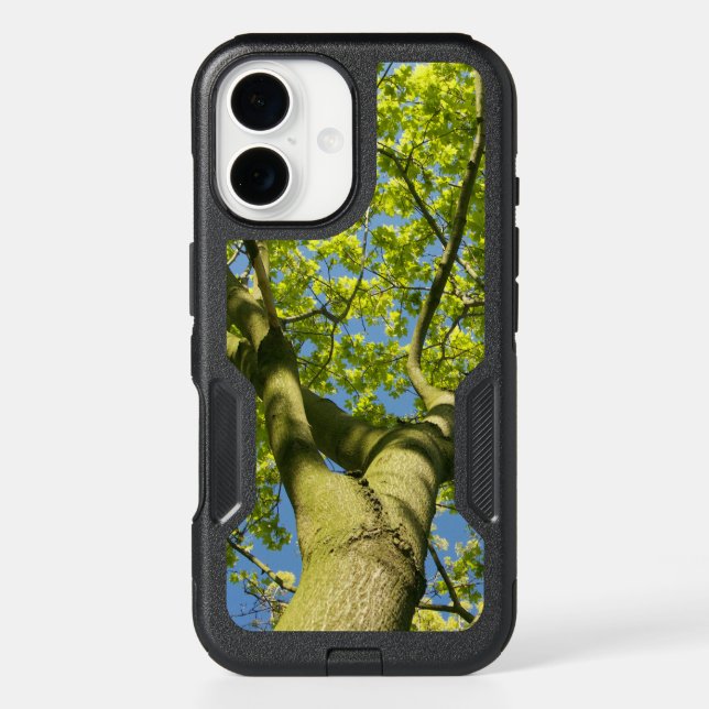 Green Tree Crown Photo with blue Sky - OtterBOX  iPhone Case (Back)