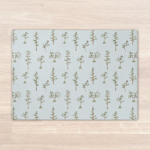 Green Tree Forest Pattern Outdoor Rug