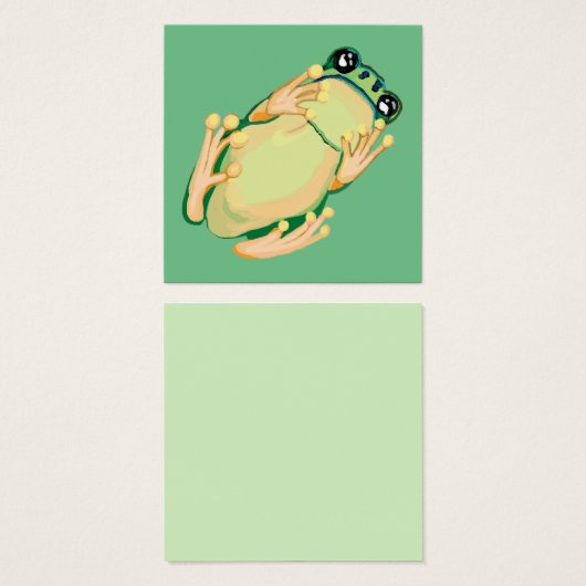 Green tree frog (Front & Back)