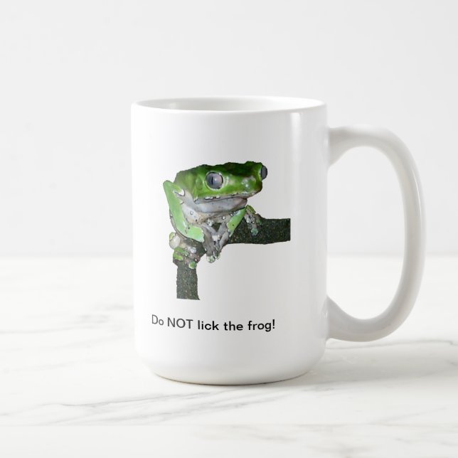 Green tree frog mug (Right)