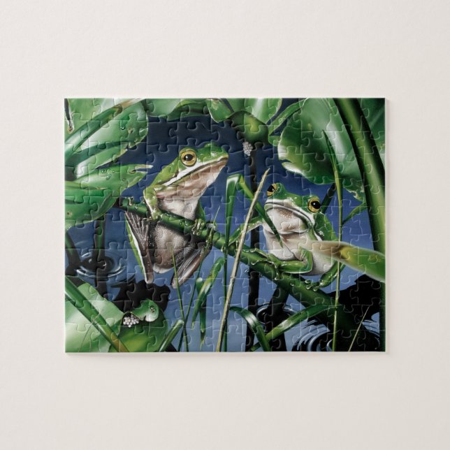 Green Tree Frog Puzzle (Horizontal)