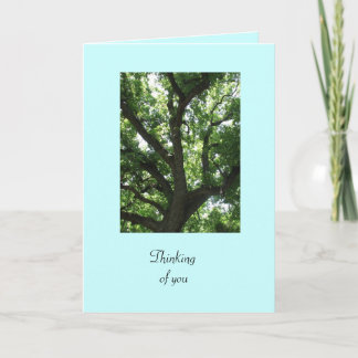 Green Tree Get Well Card