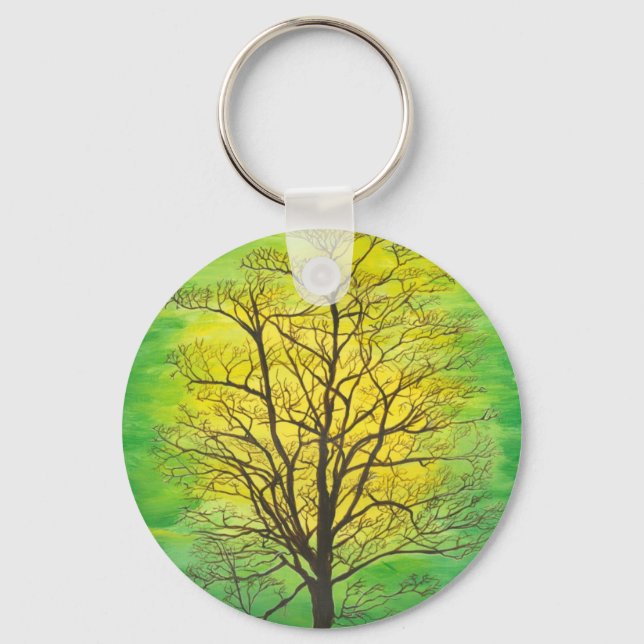 Green Tree Keychain (Front)