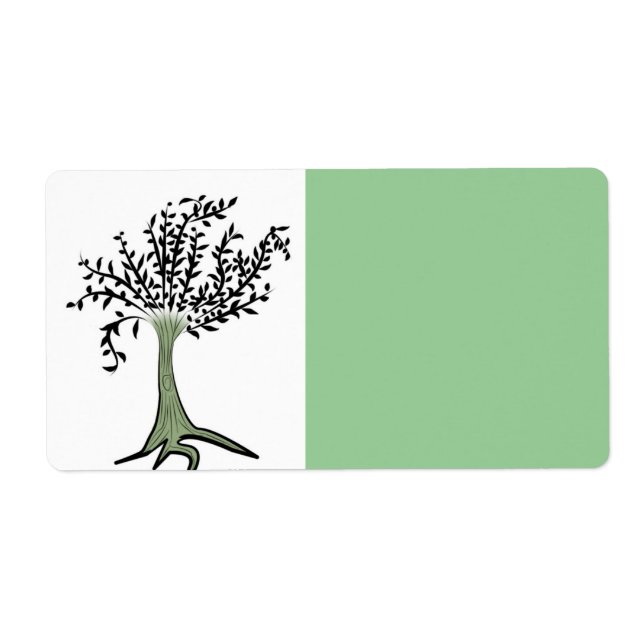 Green tree label (Front)