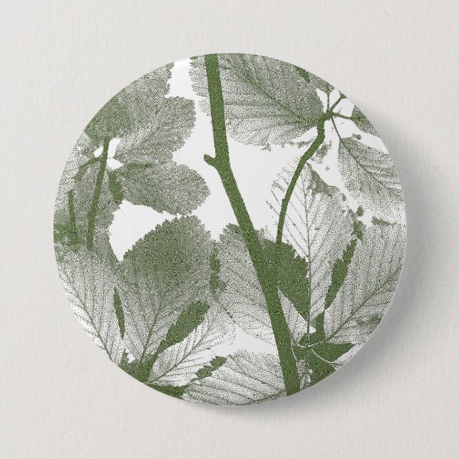 GREEN TREE LEAVES BUTTON (Front)