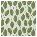 Green Tree Leaves Nature Woodland Pattern Fabric