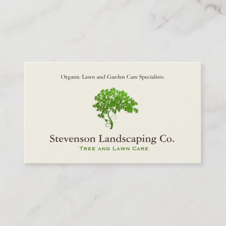 landscaping business card design