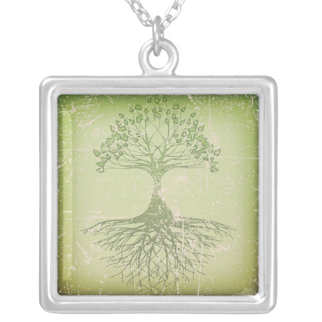 Green Tree of Life Pendant (Front)