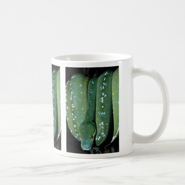 Green tree python, New Guinea Coffee Mug (Right)