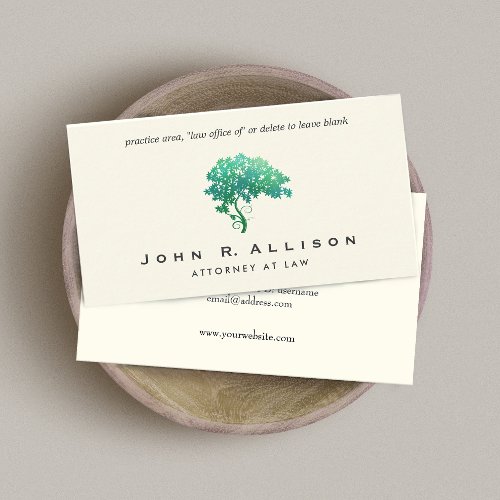 Green Tree  Tree of Life  Business Card