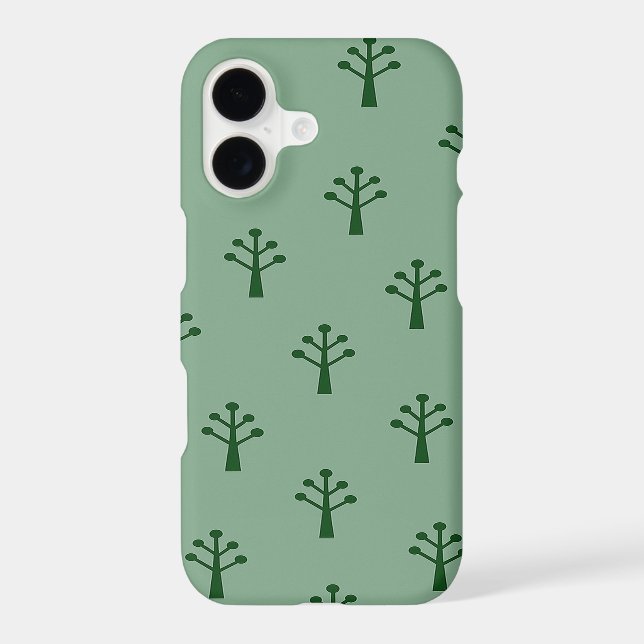 Green Trees  Case-Mate iPhone Case (Back)