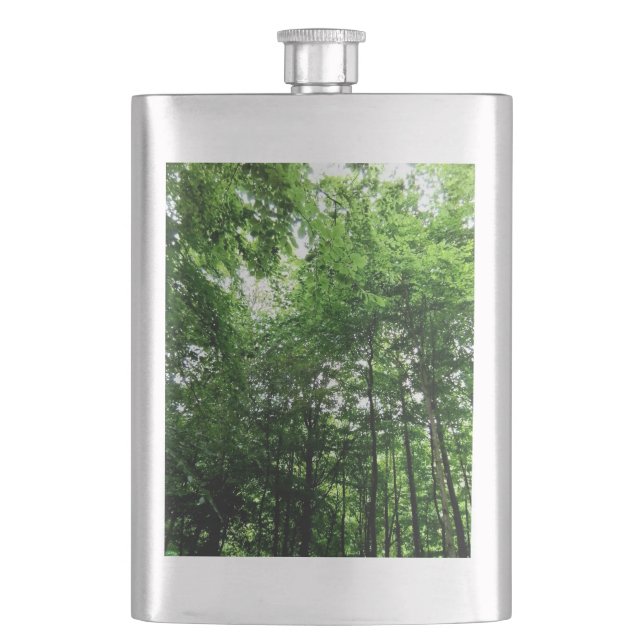 Green trees flask (Front)