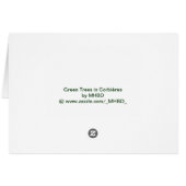 Green Trees in Corbières Cards (Back Horizontal)
