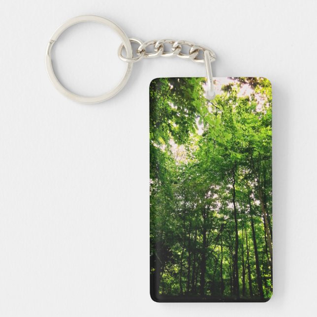 Green trees keychain (Front)