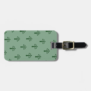 Green Trees Luggage Tag