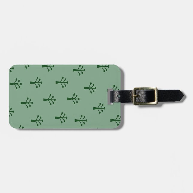 Green Trees  Luggage Tag (Front Horizontal)
