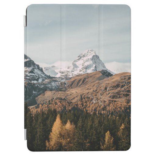 GREEN TREES NEAR SNOW COVERED MOUNTAIN DURING DAYT iPad AIR COVER