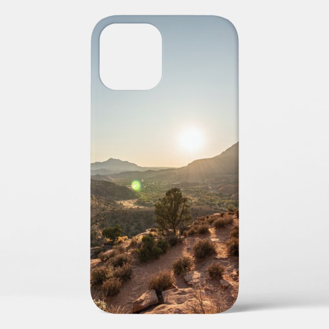 GREEN TREES ON BROWN MOUNTAIN DURING DAYTIME Case-Mate iPhone CASE (Back)