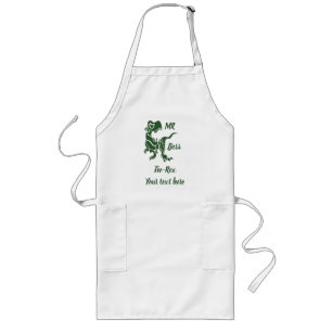 Green Trex the Boss Dino Long Apron