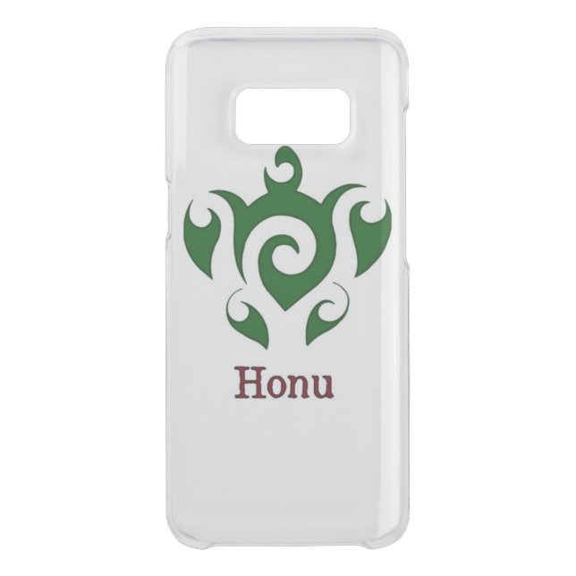 Green Tribal Hawaiian Sea Turtle Uncommon Samsung Galaxy Case (Back)