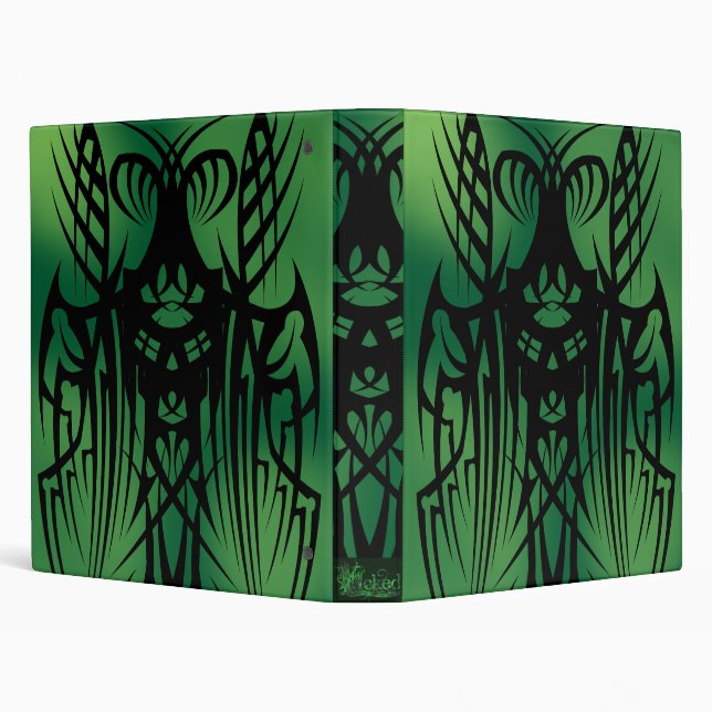 Green Tribal School Binder (Background)