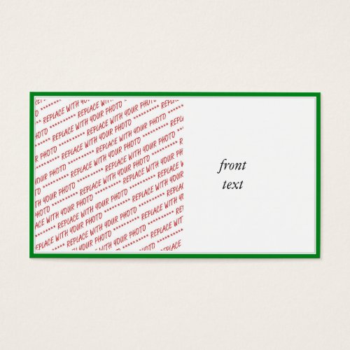 Green Trimmed Border Template Business Card Templates