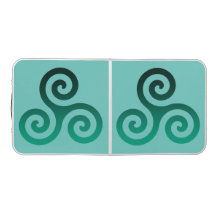 Green Triskele Ancient Celtic Symbol Mint