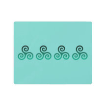 Green Triskele Ancient Celtic Symbol Mint