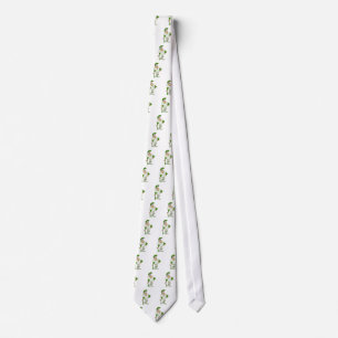 Green trojan neck tie