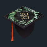Green Tropical Leaf Graduation 2021 Graduation  Cap Topper<br><div class="desc">Green Tropical Leaf Graduation 2021 Graduation Cap Topper</div>
