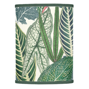 Green Tropical Leaves Lamp Shade