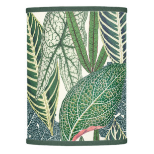 Green Tropical Leaves Lamp Shade