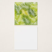 Green tropical palm leaves pattern (Front & Back)