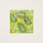 Green tropical palm leaves pattern (Front)