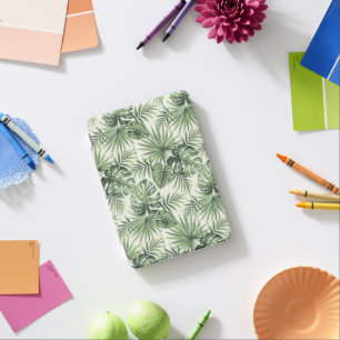 Green Tropical Palm Leaves Pattern iPad Mini Cover