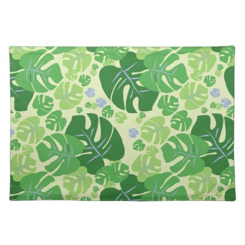 Green Tropics  Cloth Placemat