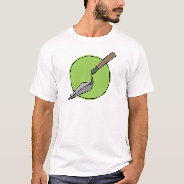 Green Trowel - Archeologist's Toolkit T-Shirt (Front)