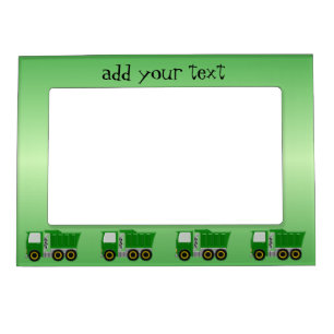 Green Truck Magnetic Photo Frame