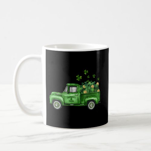 Green Truck Shamrocks St PatrickS Day 2022 Irish Coffee Mug