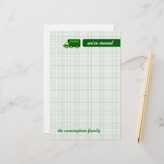 Green Truck Stationery