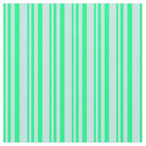 Green & Turquoise Stripes/Lines Pattern Fabric