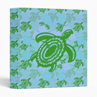 Green Turtle 1" Art Binder