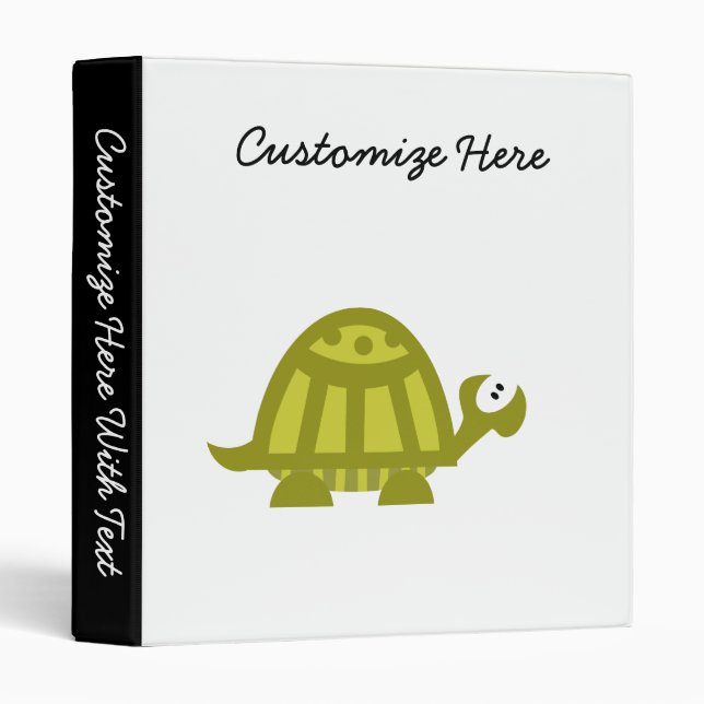 Green Turtle Binder (Front/Spine)