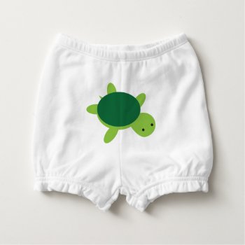 Green Turtle Diaper Cover by imaginarystory at Zazzle