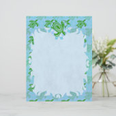 Green Turtle Flame Letterhead (Standing Front)