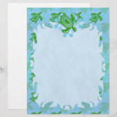 Green Turtle Flame Letterhead (Front/Back)