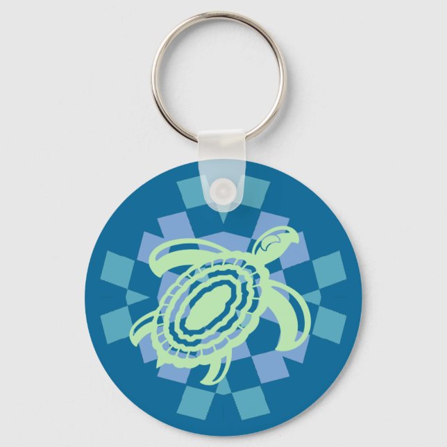 Green Turtle Keychain (Front)