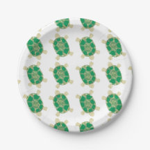 Green Turtle Plates