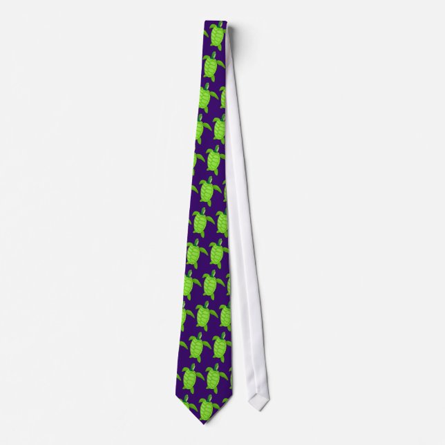 Green turtles-90 tie (Front)