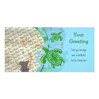Green Turtles PhotoCard Template